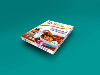 chicken roast gravy mix box design